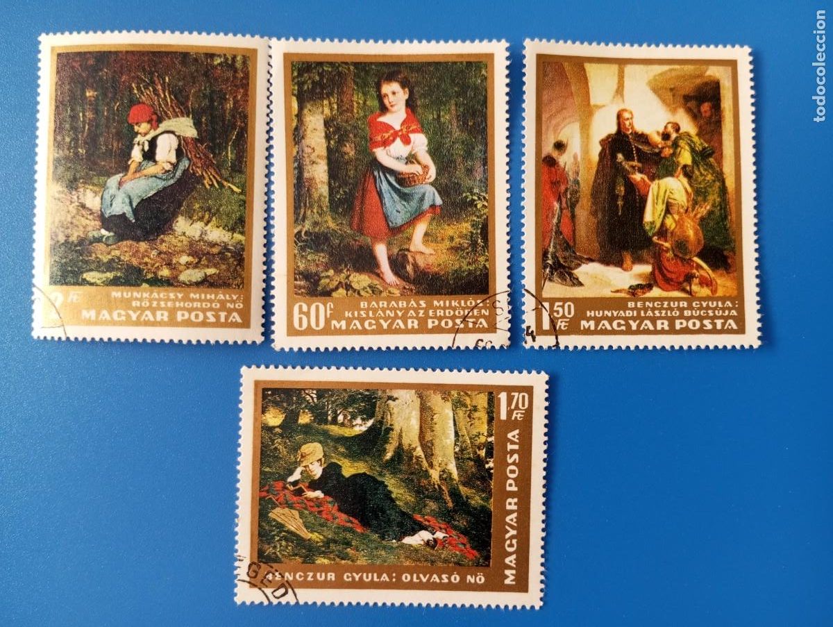 Briefmarken: HUNGR&Iacute;A, 1966, CUADROS DE LA GALERIA NACIONAL DE BUDAPEST,