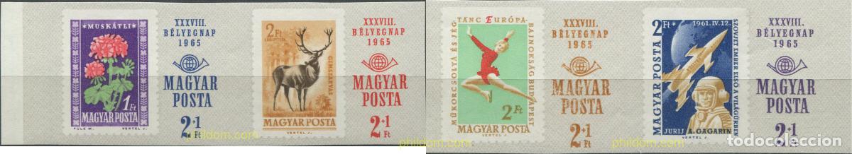 Sellos: 680861 MNH HUNGRIA 1965 DIA DEL SELLO