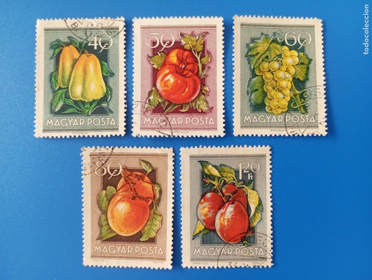 Briefmarken: HUNGR&Iacute;A, 1954, FERIA NACIONAL AGR&Iacute;COLA, YT 1130 Y SS
