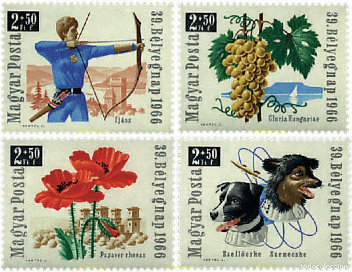 Sellos: 89624 MNH HUNGRIA 1966 DIA DEL SELLO