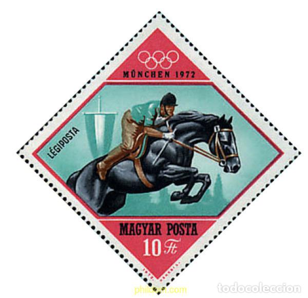 Sellos: 110867 MNH HUNGRIA 1972 20 JUEGOS OLIMPICOS VERANO MUNICH 1972