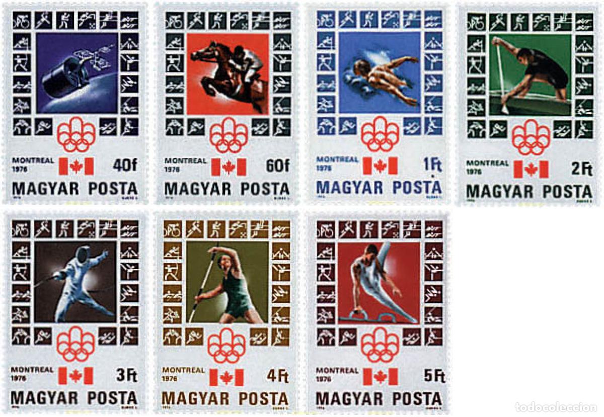 Sellos: 64126 MNH HUNGRIA 1976 21 JUEGOS OLIMPICOS VERANO MONTREAL 1976