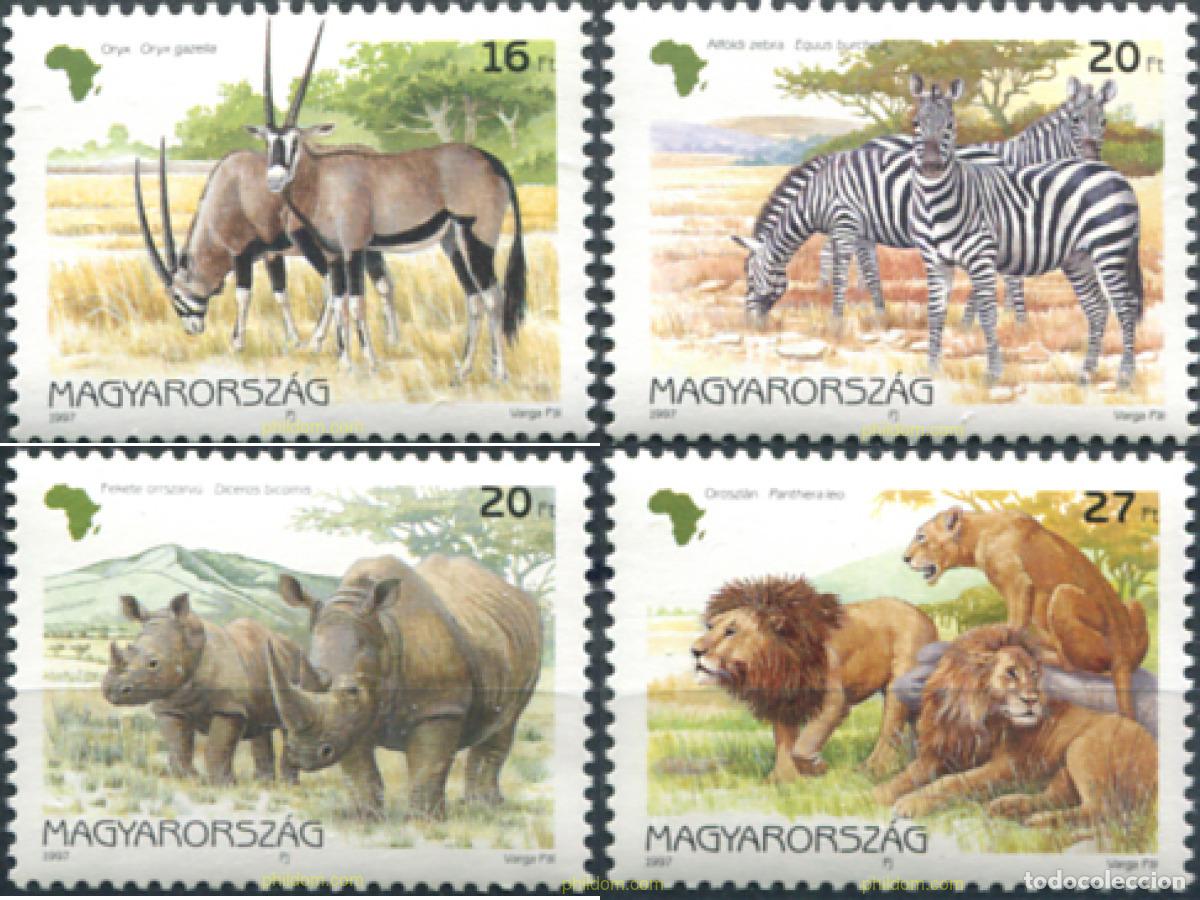 Sellos: 64358 MNH HUNGRIA 1997 FAUNA AFRICANA