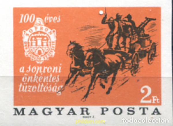 Timbres: 15551 MNH HUNGRIA 1966 100 ANIVERSARIO DE LOS BOMBEROS VOLUNTARIOS DE SOPRON