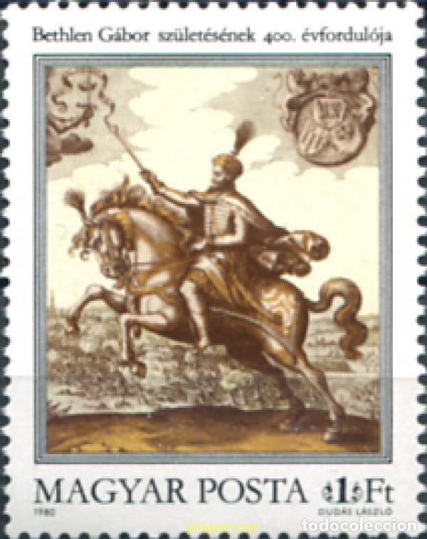 Sellos: 64155 MNH HUNGRIA 1980 400 ANIVERSARIO DEL NACIMIENTO DE GABOR BETHLEN