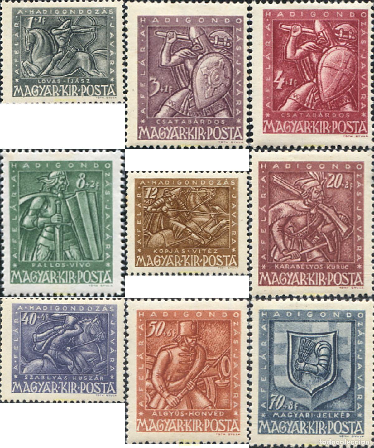 Timbres: 63889 MNH HUNGRIA 1943 PRO MUTILADOS DE LA GUERRA