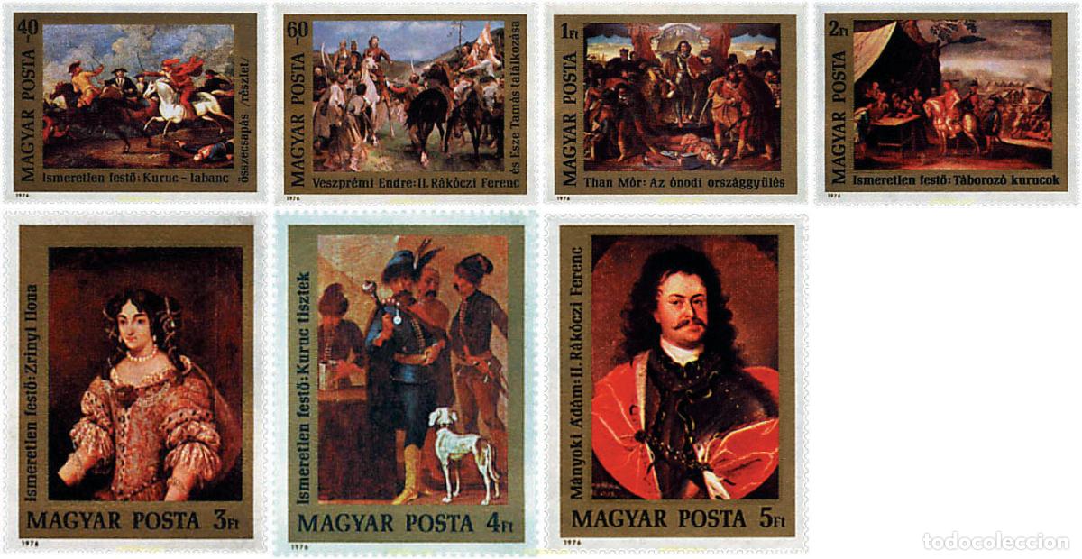 Selos: 64121 MNH HUNGRIA 1976 300 ANIVERSARIO DEL NACIMIENTO DE FERENC RAKOCZI II