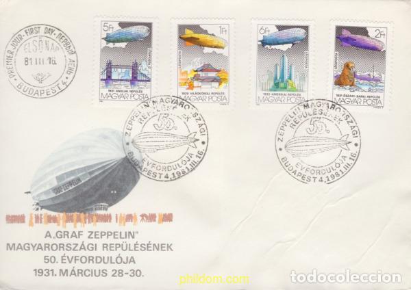 Selos: 641197 MNH HUNGRIA 1981 LURABA 1981. EXPOSICION INTERNACIONA DE AEROFILATELIA