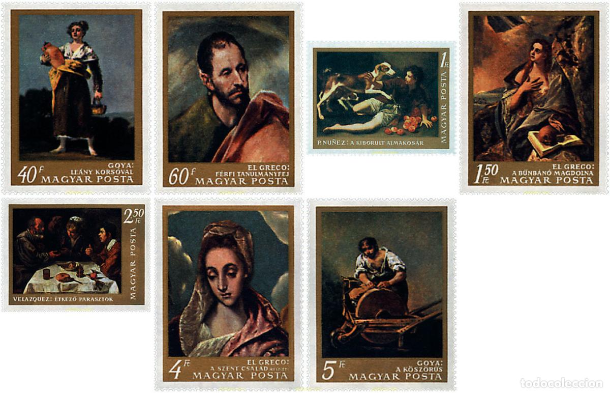 Selos: 64053 MNH HUNGRIA 1968 PINTURAS DE LA GALERIA NACIONAL DE BUDAPEST