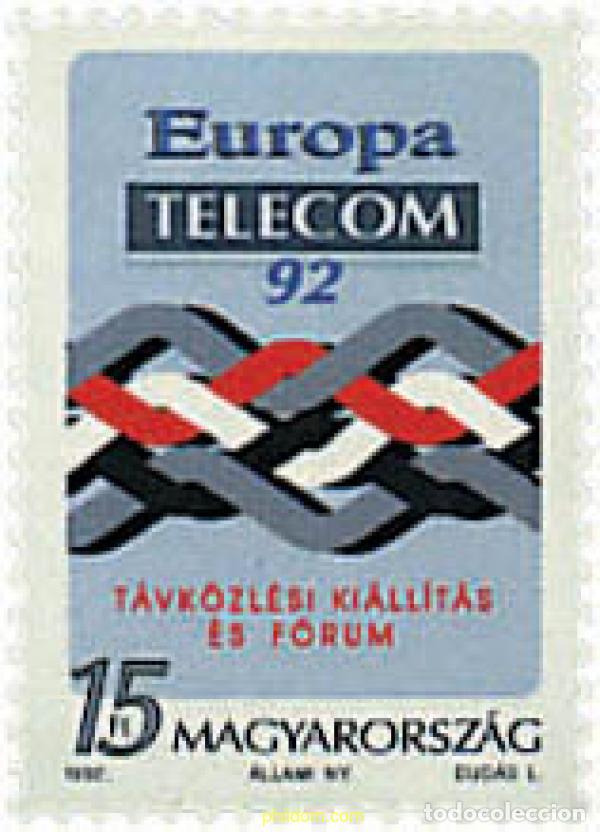 Selos: 31045 MNH HUNGRIA 1992 TELECOM 92