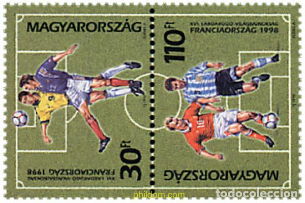 Stamps: 6954 MNH HUNGRIA 1998 COPA DEL MUNDO DE FUTBOL. FRANCIA-98
