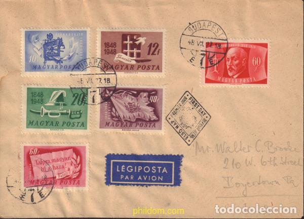 Sellos: 408412 MNH HUNGRIA 1948 CENTENARIO DE LA REVOLUCION