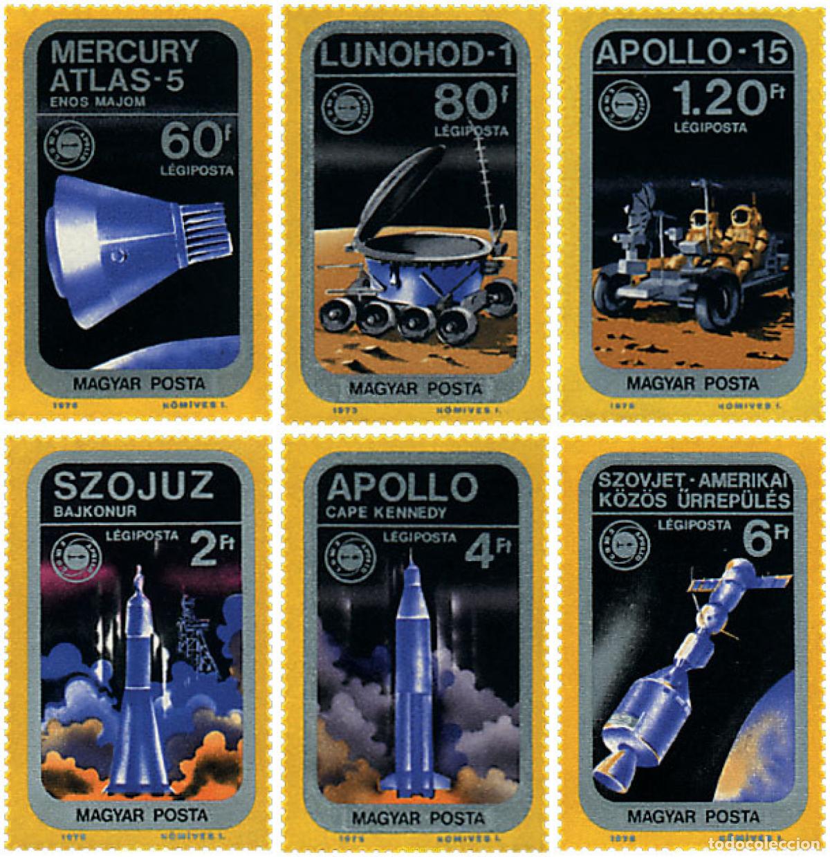 Sellos: 215025 MNH HUNGRIA 1975 MISION APOLLO-SOYOUZ