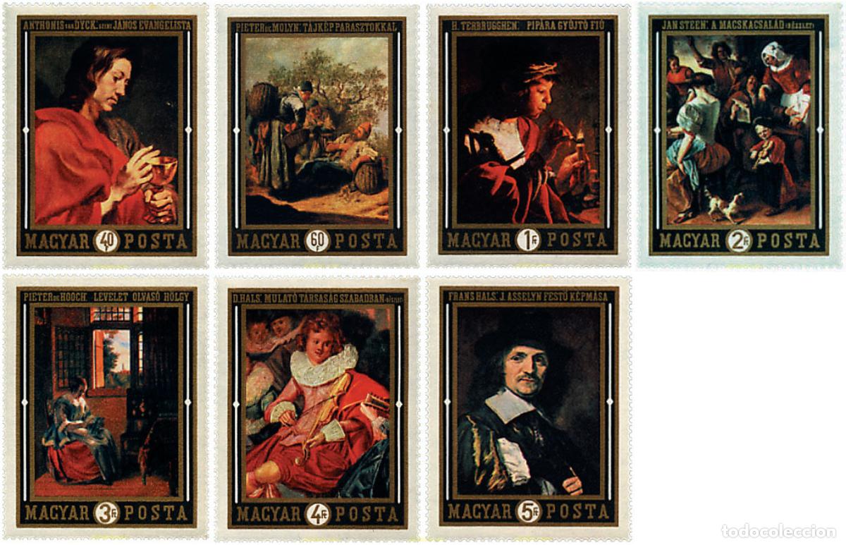 Sellos: 64056 MNH HUNGRIA 1969 PINTURAS HOLANDESAS