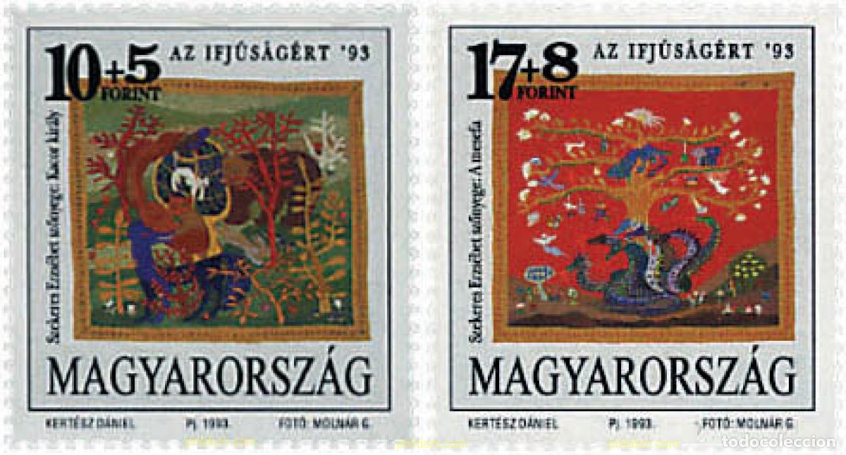 Sellos: 42148 MNH HUNGRIA 1993 PRO INFANCIA