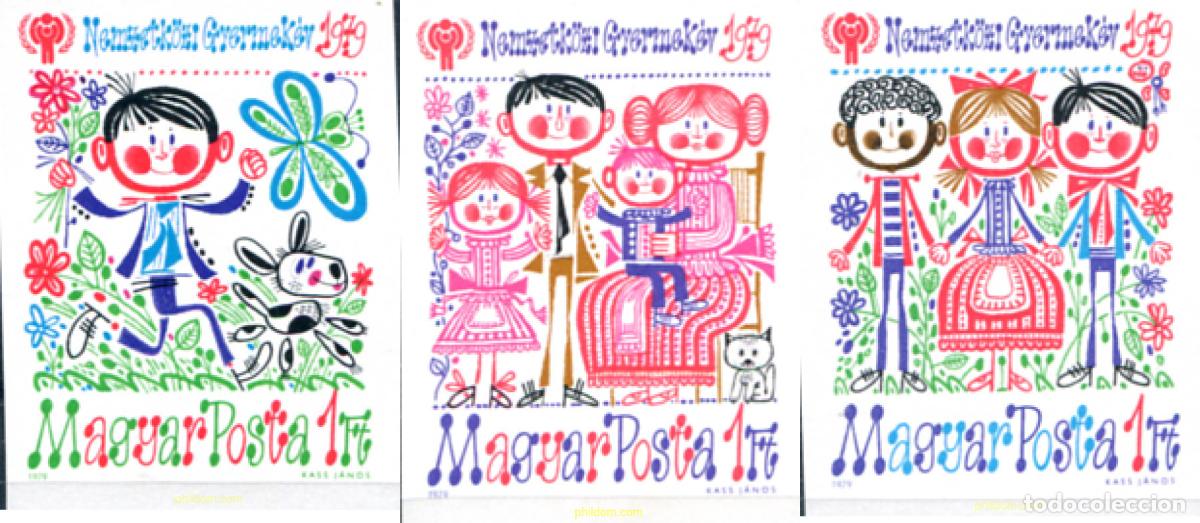 Sellos: 18470 MNH HUNGRIA 1979 A&Ntilde;O INTERNACIONAL DEL NI&Ntilde;O