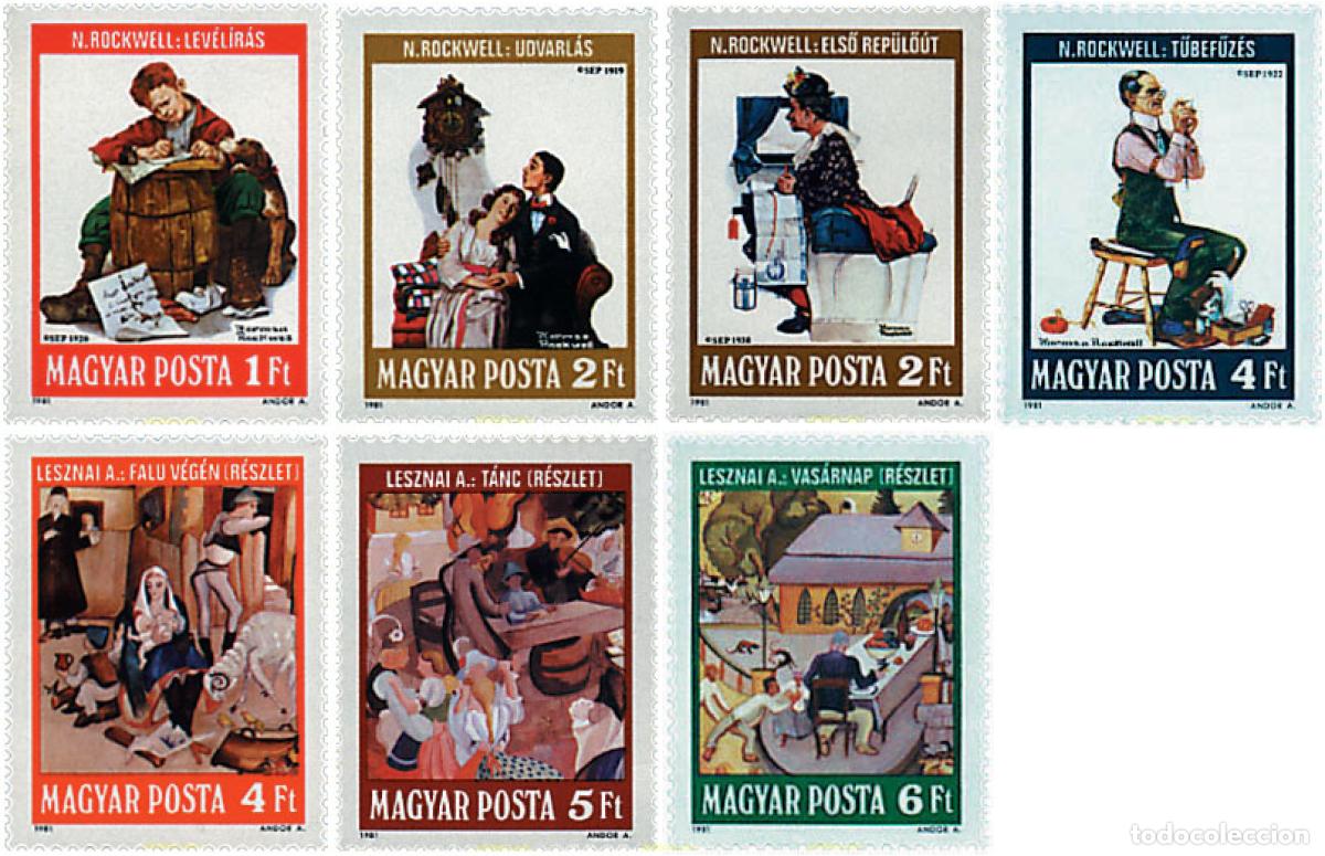 Sellos: 64173 MNH HUNGRIA 1981 ILUSTRACIONES