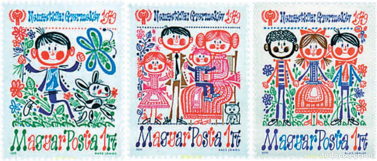 Sellos: 94831 MNH HUNGRIA 1979 A&Ntilde;O INTERNACIONAL DEL NI&Ntilde;O