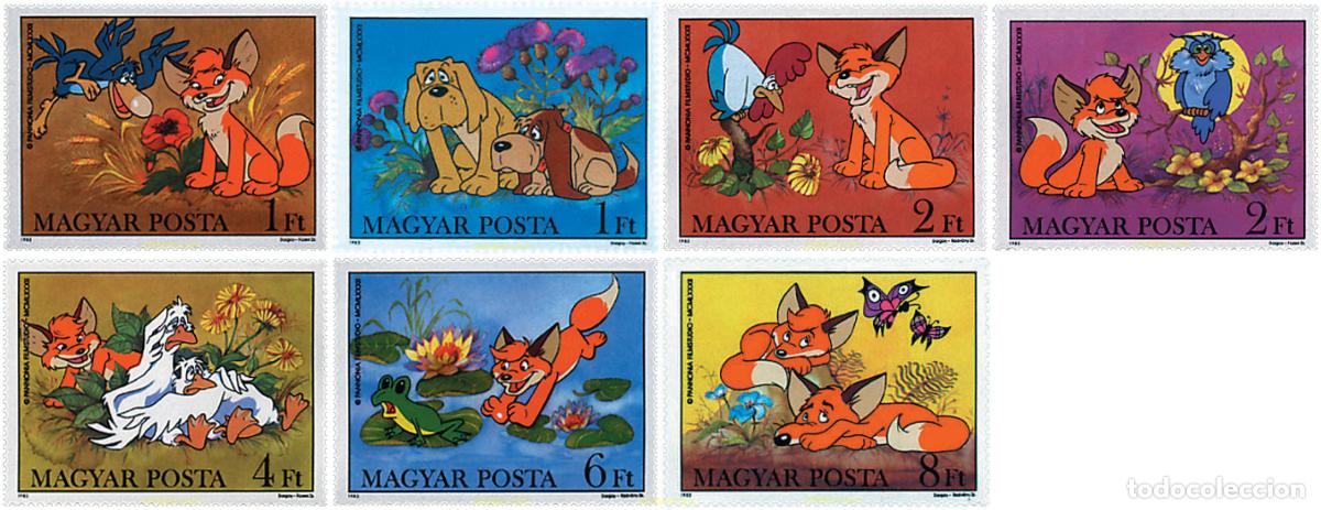Sellos: 89639 MNH HUNGRIA 1982 DIBUJOS ANIMADOS DE ATTILA DARGAY