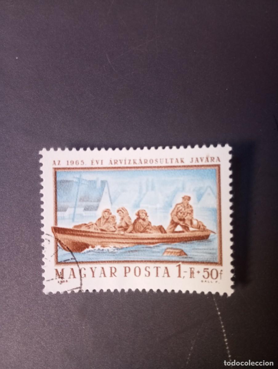 Sellos: HUNGR&Iacute;A, 1965, INUNDACIONES DE DANUBIO, YT 1764