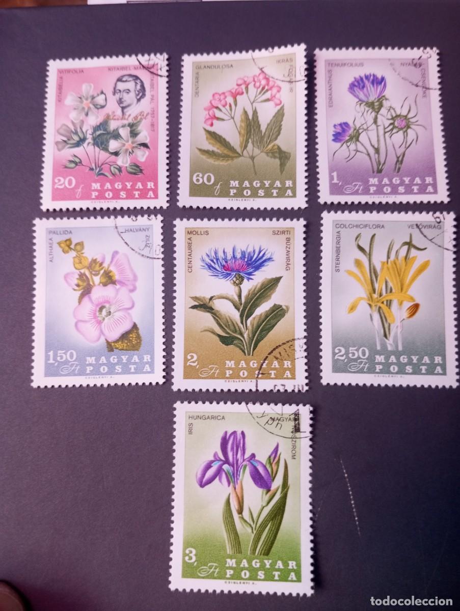 Sellos: HUNGR&Iacute;A, 1967, PLANTAS MEDICINALES, YT 1880/5