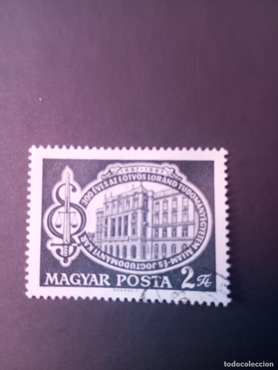 Sellos: HUNGR&Iacute;A, 1967, FACULTAD DE CIENCIAS, YT 1928