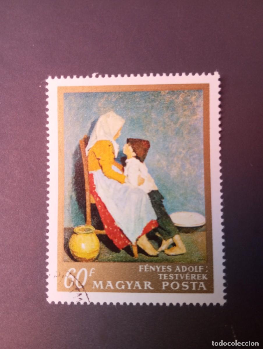 Sellos: HUNGR&Iacute;A, 1967, HERMANA, CUADRO DE ADOLF FENYES, YT 1931