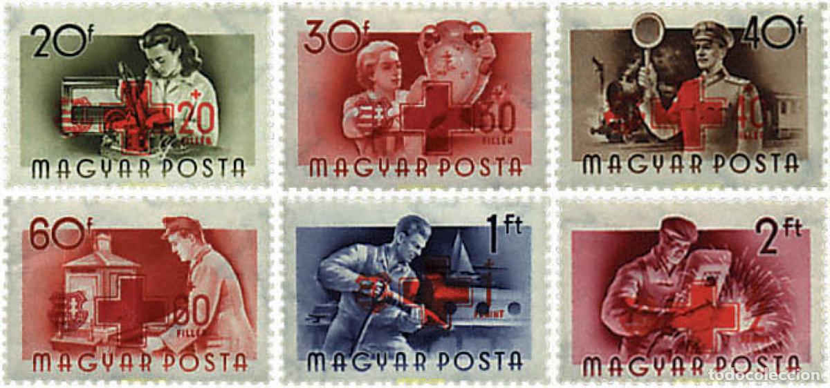 Sellos: 55146 MNH HUNGRIA 1957 PRO CRUZ ROJA
