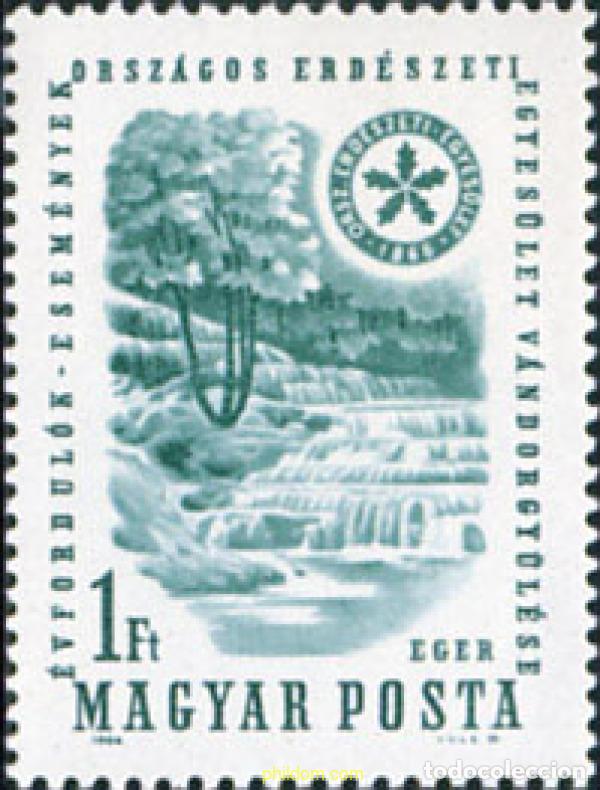 Stamps: 64004 MNH HUNGRIA 1964 CONGRESO FORESTAL MUNDIAL