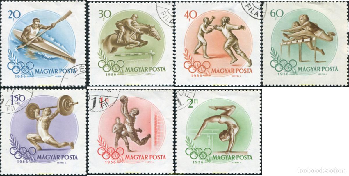 Timbres: 215000 USED HUNGRIA 1956 16 JUEGOS OLIMPICOS VERANO MELBOURNE 1956