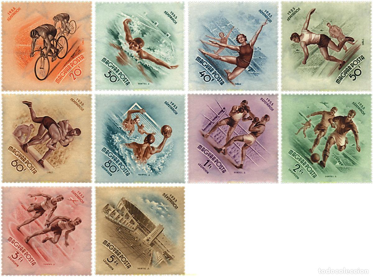 Timbres: 63916 MNH HUNGRIA 1953 INAUGURACION DEL ESTADIO DEL PUEBLO.