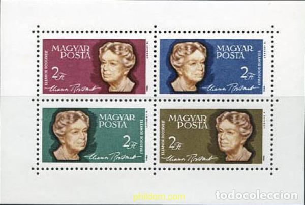 Selos: 80260 MNH HUNGRIA 1964 ELEANOR ROOSEVELT