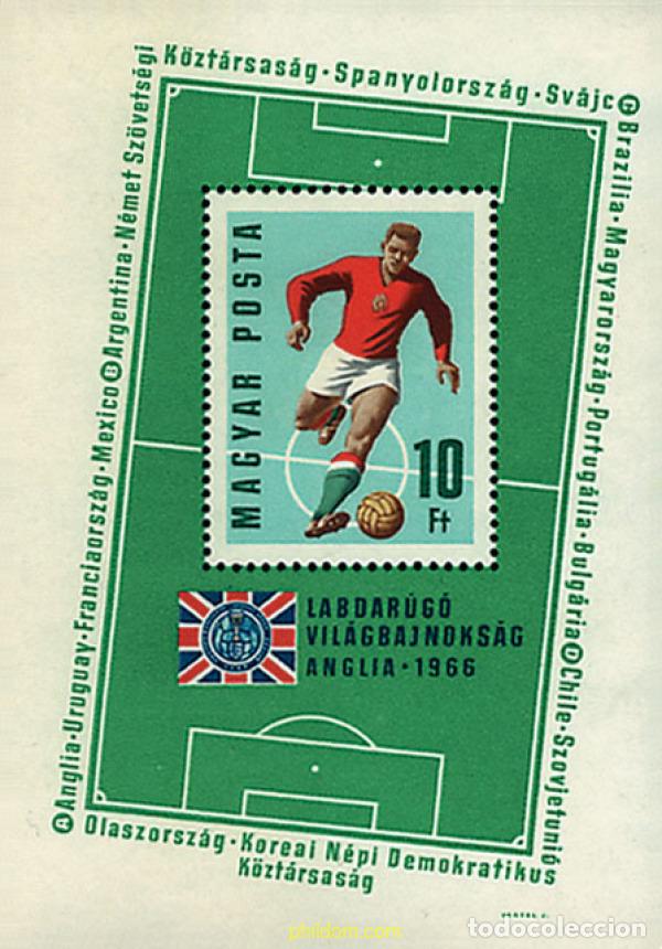 Francobolli: 64022 MNH HUNGRIA 1966 COPA DEL MUNDO DE FUTBOL. INGLATERRA-66