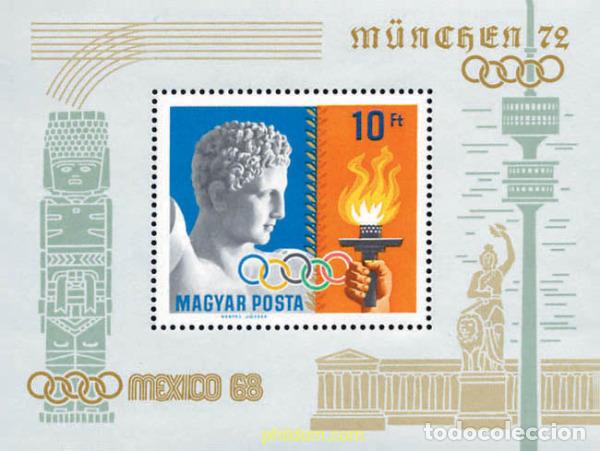 Sellos: 80336 MNH HUNGRIA 1969 19 JUEGOS OLIMPICOS VERANO MEXICO 1968