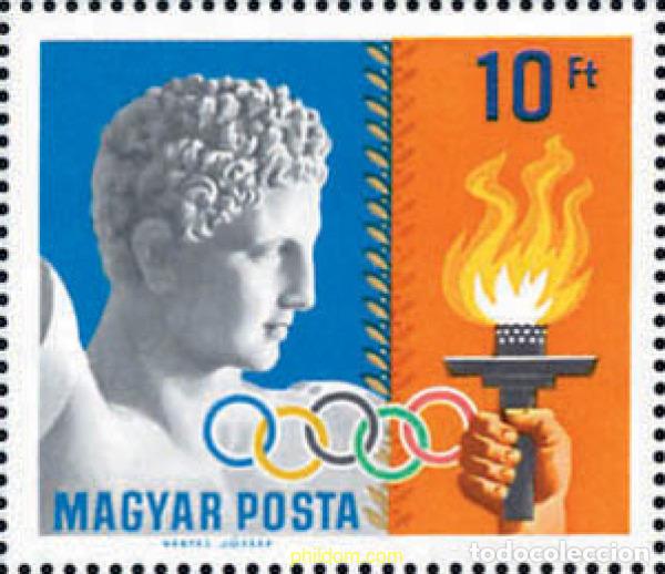 Sellos: 110830 MNH HUNGRIA 1969 19 JUEGOS OLIMPICOS VERANO MEXICO 1968