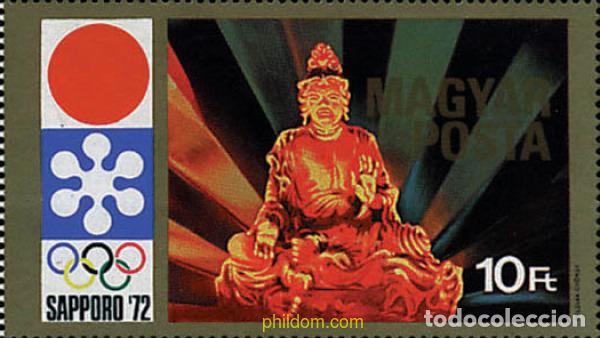 Sellos: 110856 MNH HUNGRIA 1971 11 JUEGOS OLIMPICOS DE INVIERNO SAPPORO 1972