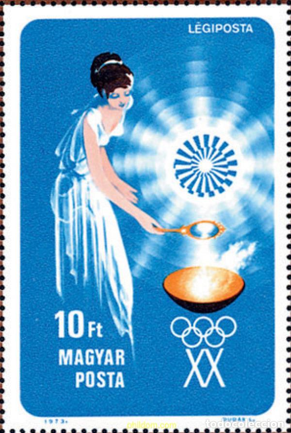 Sellos: 114711 MNH HUNGRIA 1973 20 JUEGOS OLIMPICOS VERANO MUNICH 1972