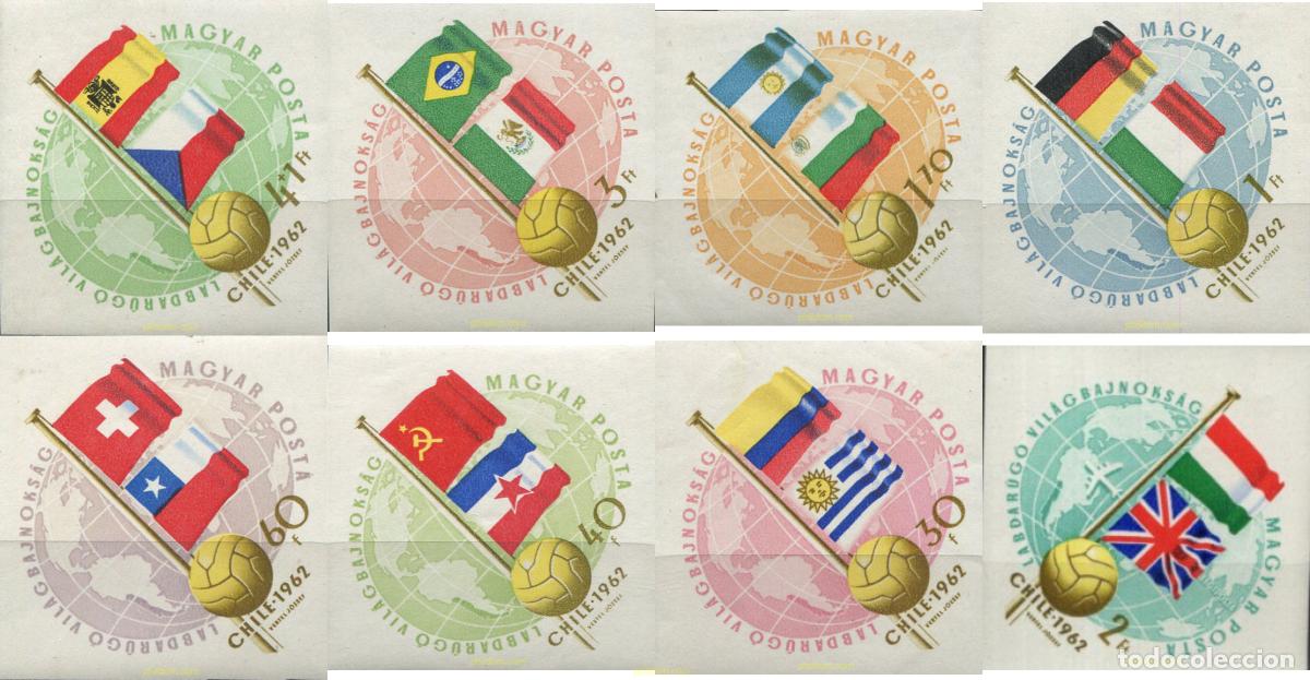 Sellos: 15517 MNH HUNGRIA 1962 COPA DEL MUNDO DE FUTBOL. CHILE-62