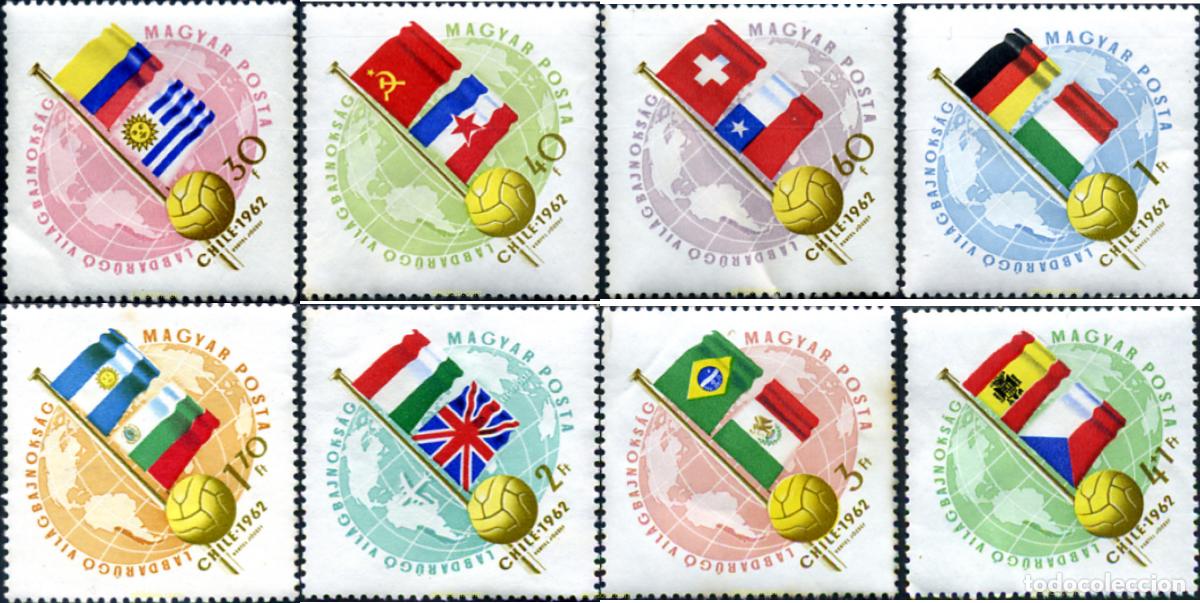 Sellos: 63987 MNH HUNGRIA 1962 COPA DEL MUNDO DE FUTBOL. CHILE-62