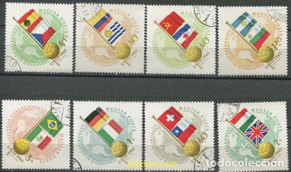 Timbres: 688930 USED HUNGRIA 1962 COPA DEL MUNDO DE FUTBOL. CHILE-62