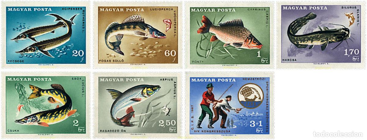 Selos: 64036 MNH HUNGRIA 1967 14 CONGRESO DE LA CONFEDERACION INTERNACIONAL DE LA PESCA DEPORTIVA