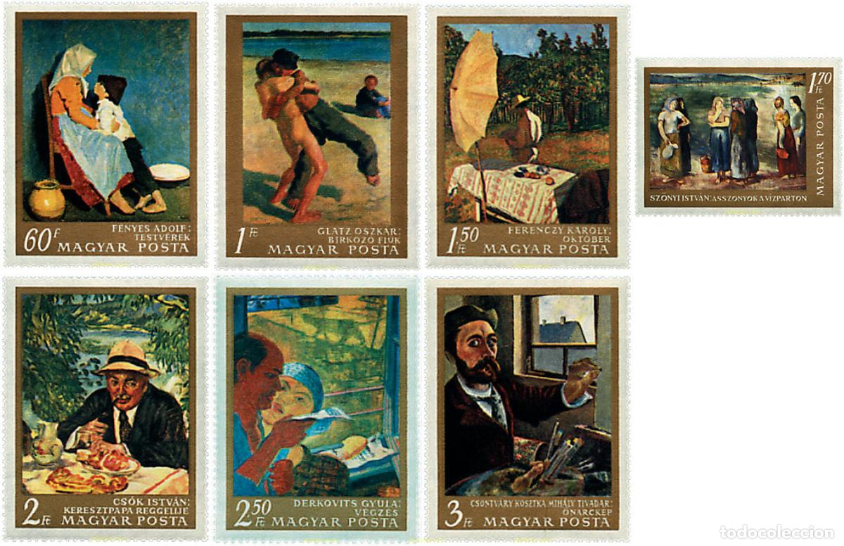 Selos: 64031 MNH HUNGRIA 1967 PINTURAS DE LA GALERIA NACIONAL DE BUDAPEST