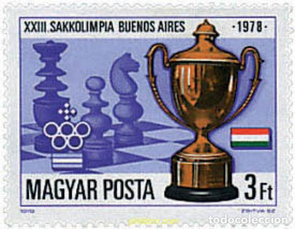 Selos: 69803 MNH HUNGRIA 1979 23 OLIMPIADA DE AJEDREZ EN BUENOS AIRES