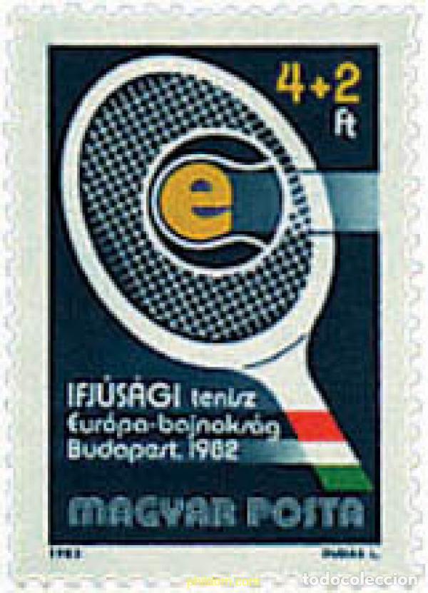 Selos: 48022 MNH HUNGRIA 1982 CAMPEONATOS DE EUROPA JUVENILES DE TENIS