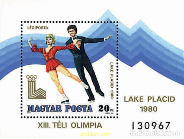 Sellos: 70955 MNH HUNGRIA 1979 13 JUEGOS OLIMPICOS INVIERNO LAKE PLACID 1980