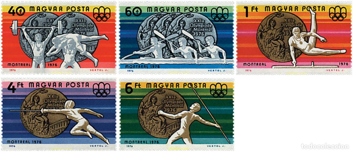 Sellos: 64117 MNH HUNGRIA 1976 21 JUEGOS OLIMPICOS VERANO MONTREAL 1976