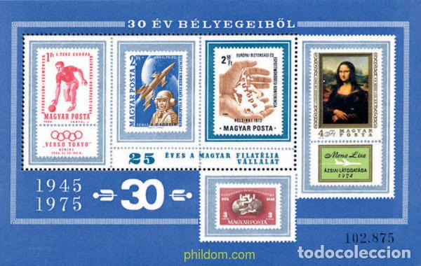 Sellos: 15603 MNH HUNGRIA 1975 30 A&Ntilde;OS DE FILATELIA
