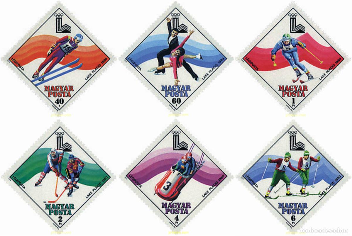 Sellos: 70964 MNH HUNGRIA 1979 13 JUEGOS OLIMPICOS INVIERNO LAKE PLACID 1980
