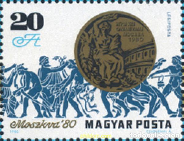 Selos: 116425 MNH HUNGRIA 1980 22 JUEGOS OLIMPICOS VERANO MOSCU 1980