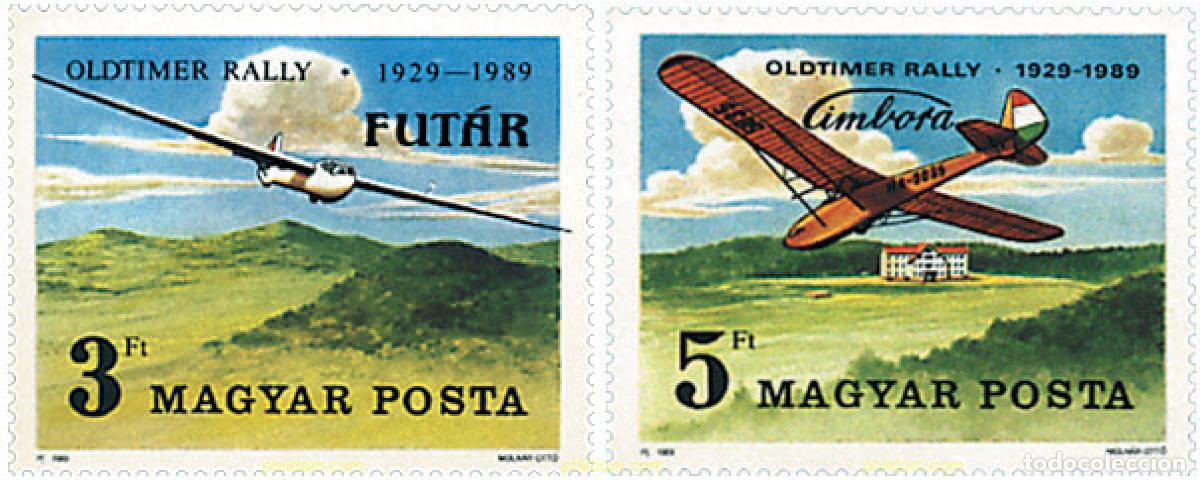 Selos: 64290 MNH HUNGRIA 1989 PLANEADORES.